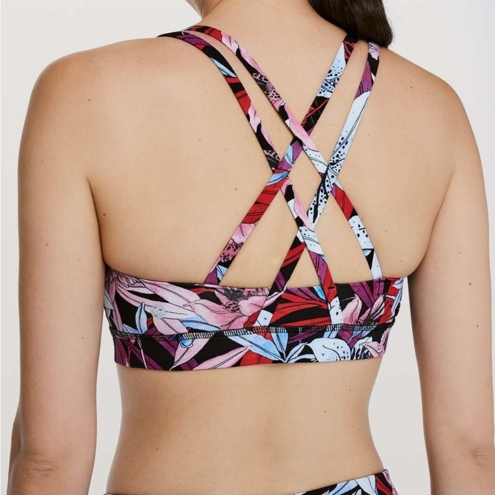 Lululemon Floral athletic top